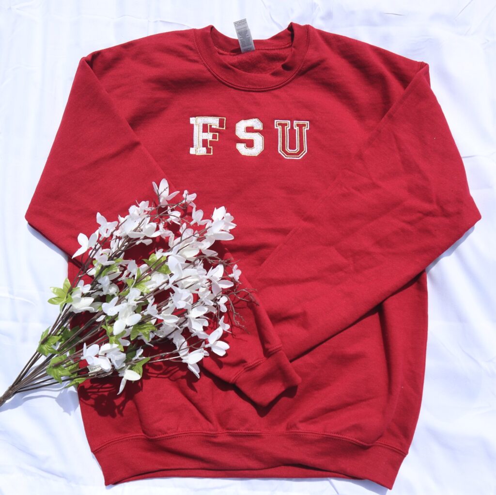 FSU Sweatshirt Luv Embroidery